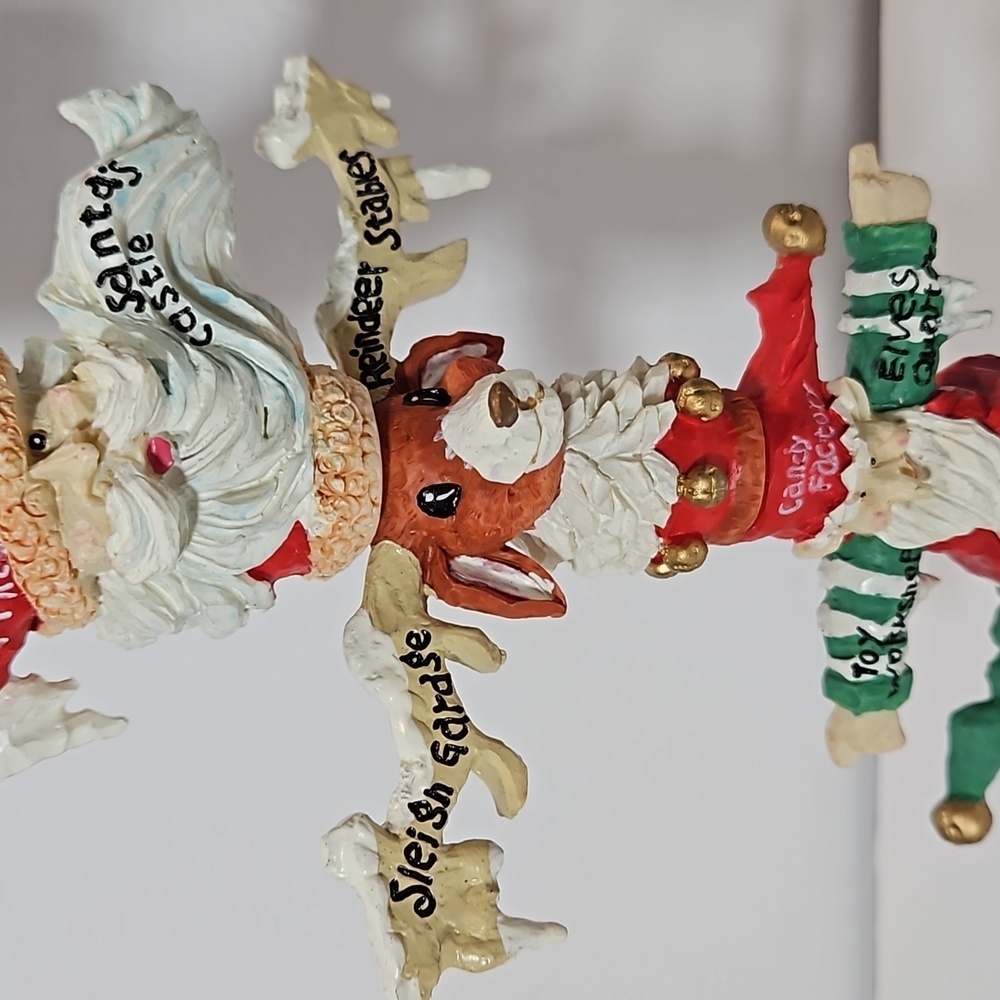 House of Lloyd Christmas Around the World VTG Twistable North Pole Directory - Picture 4 of 8